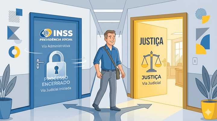 Renúncia Tácita: por que entrar na justiça faz você perder automaticamente o recurso administrativo